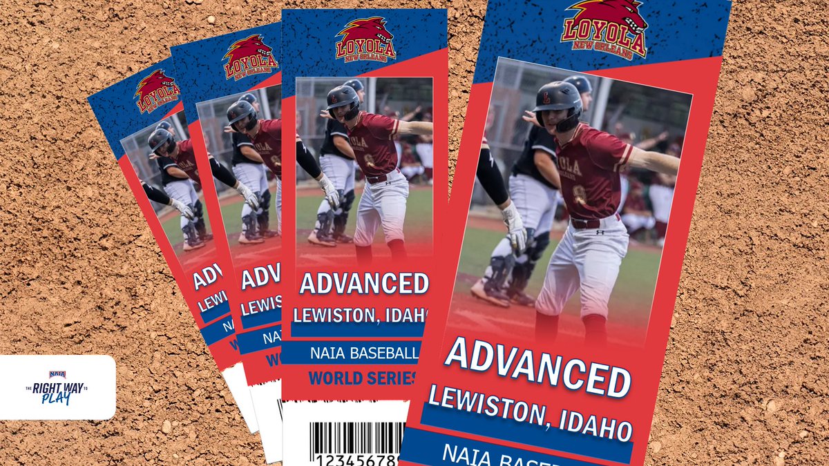 NAIA (@naia) on Twitter photo ⚾️
🎟️punched! The <a href="/LoyolaWolfPack/">Loyola Athletics</a> are Lewiston-bound after beating Ave Maria 8-4 in a winner-take-all game to close the Waluska Bracket.
#NAIABaseball #BattleForTheRedBanner #TheRightWayToPlay ⚾️
🎟️punched! The <a href="/LoyolaWolfPack/">Loyola Athletics</a> are Lewiston-bound after beating Ave Maria 8-4 in a winner-take-all game to close the Waluska Bracket.
#NAIABaseball #BattleForTheRedBanner #TheRightWayToPlay