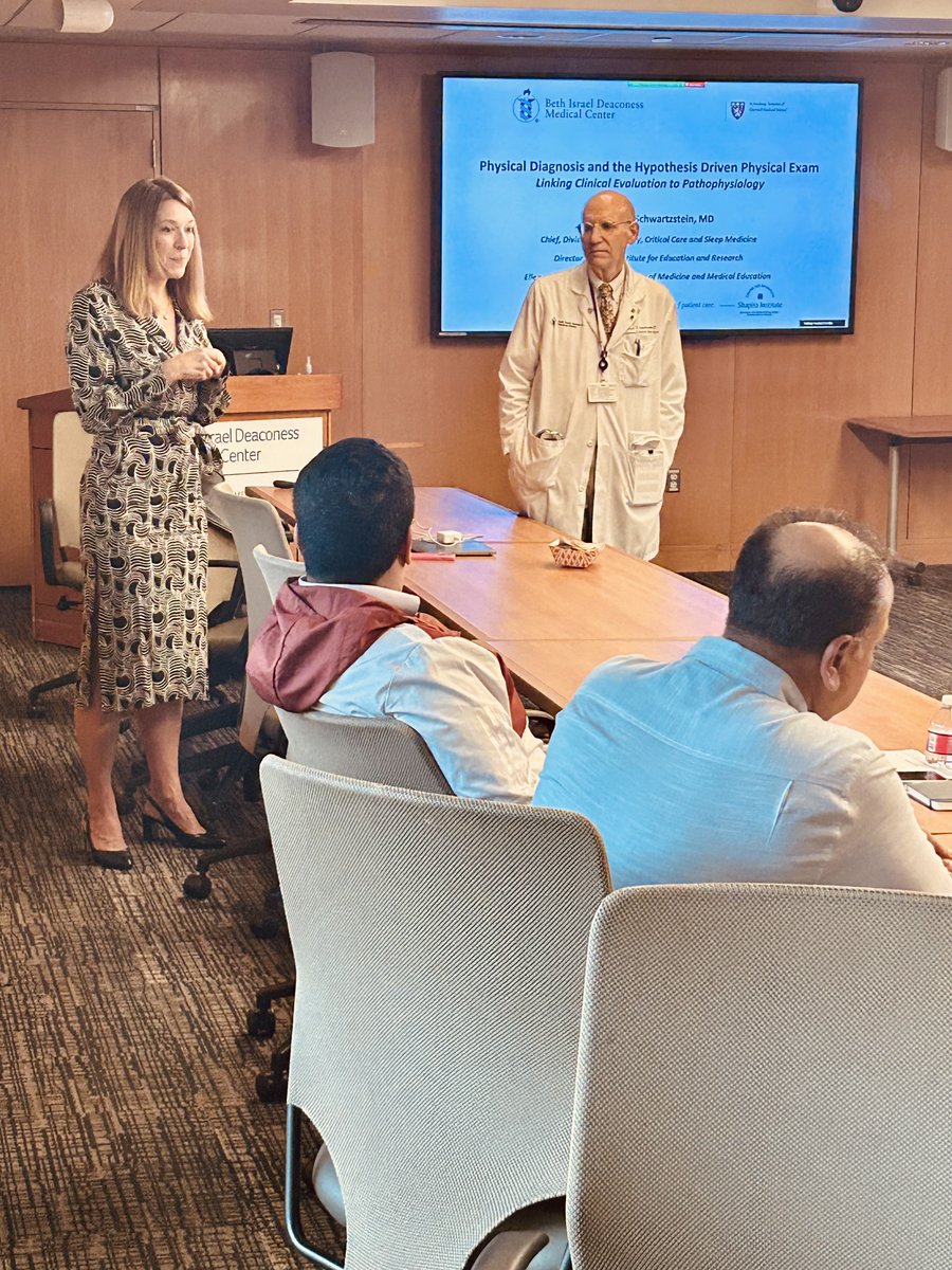 BIDMC_Education's tweet image. We kicked off our first-ever PCE Core Faculty Development Session this week!
Our group tackled strategies for teaching clinical reasoning + physical exam skills on the wards and connected as a growing educator community.
#MedEd #BIDMC #FacultyDevelopment #PCE #HarvardMed