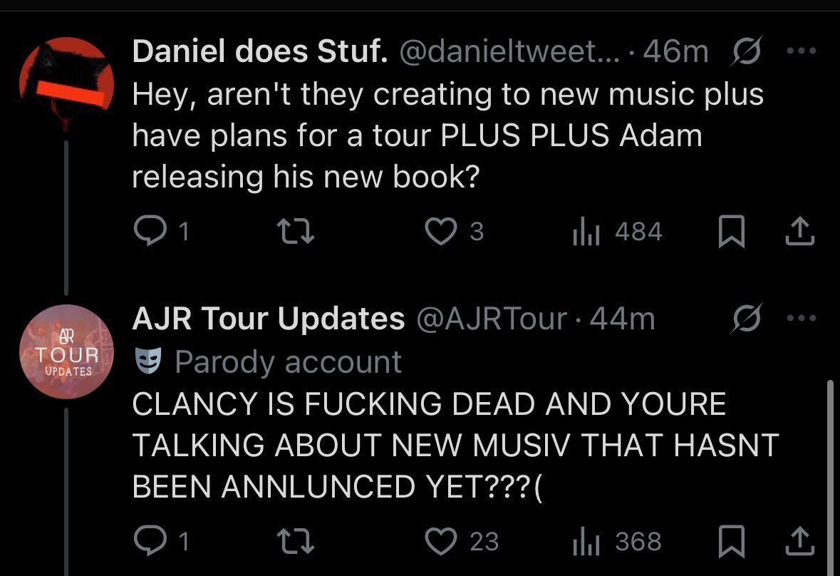 cIancyisdead's tweet photo. the funniest part about yesterday imo has to be clancys defeat being so serious that it transcended gimmick accounts, update accounts, and fanbases https://t.co/WYA60lYcmW