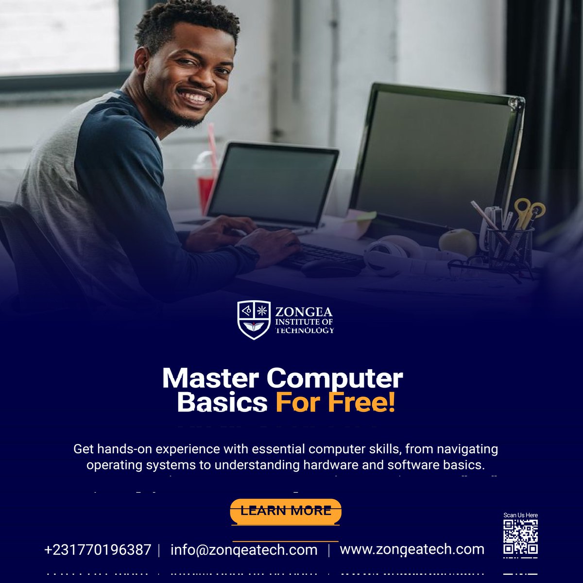 ZongeaTech's tweet photo. Unlock your future with Zongea School of Technology  where innovation meets hands on skills, Join our tech training programs and get equipped for real world success in coding networking. IT support and more Your tech journey starts here. https://t.co/G1ctz3rJ9C