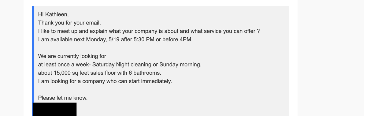 The best part about cold email is ironically the fact that it's so easy to ignore. 

This means that when someone actually takes the time to respond in detail (like below) to a rando cold email, they have strong interest