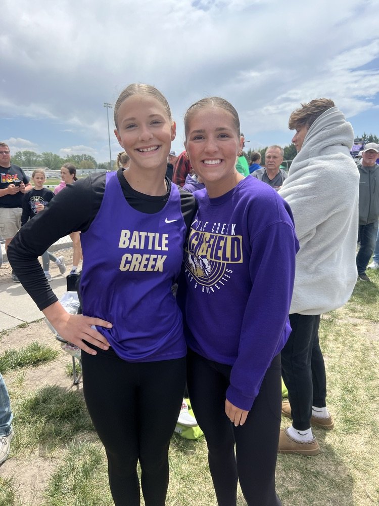 BCBraves's tweet photo. Your next round of state qualifiers today all come from Triple Jump. Ali Korth and Casey Schnebel are your C-4 district champions while Sophie Humphrey snags her second medal of the day with a runner-up finish. https://t.co/470zmzezAo