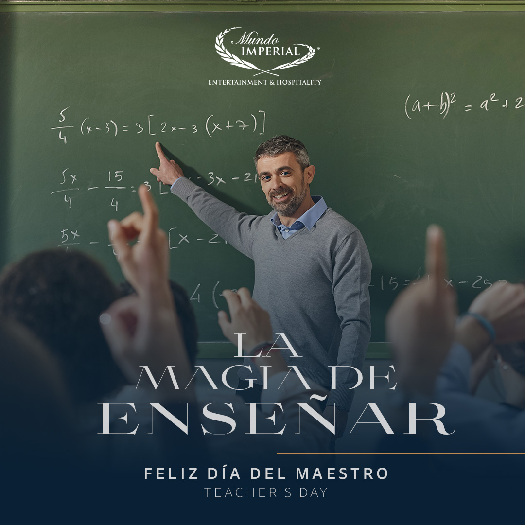 🎓 Educar es un acto de magia diaria.
Hoy celebramos a quienes inspiran, forman y transforman el mundo con cada lección.

Gracias, maestras y maestros, por hacer del conocimiento una herramienta de esperanza.

💙 Feliz Día del Maestro