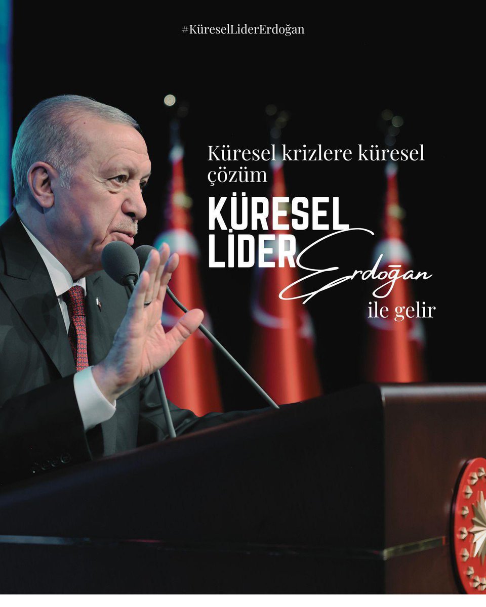 AKmerkezilce74's tweet photo. Dünyayı sadece haritadan değil, yüreğinden okuyan bir lider var.
Mazlumun dilinden anlayan, güçlüye söz geçiren bir ses var.
Adını biz çoktan koyduk:
#KüreselLiderErdoğan https://t.co/VvLA9Pv6Rx