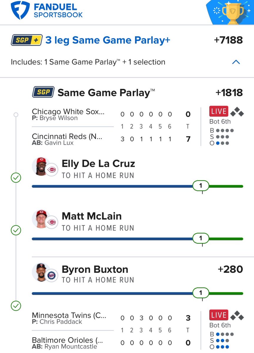 hellraiserbet's tweet photo. OMFG BRO!!! 

MCCLAIN SMACKS FROM STUDY GUIDE 🔬🔥💰 

MAKE THAT THREE ALREADY 

IF MY DM’S AIN’T FULL WITH TICKETS LIKE THIS FROM MEMBERS, IM PISSED OFF 

BANG. 

Homer Study Guide Snipes: 
✅ McClain Homer 
✅ Elly Homer 
✅ Buxton Homer https://t.co/u72Ttp6m0G