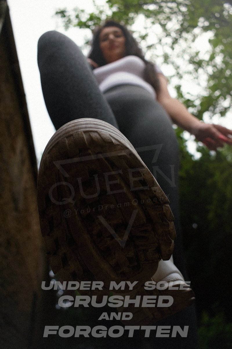 YourDreamQueenX's tweet photo. You dream of eye contact. I give you shoe sole contact. Welcome to your life under my shoes. 

You either be useful or meet the end of you...

#Queen #Mistress #BootDomination #Worship #BootThursday https://t.co/7ivVkn0YYd