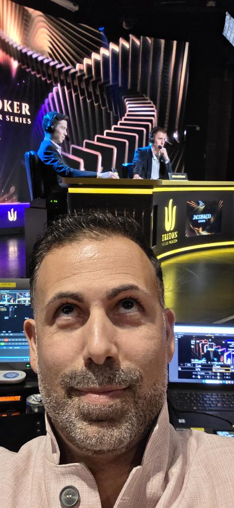 Ali_Nejad's tweet image. I'm like a proud parent when I watch these two hold down the @tritonpoker booth. @henrykilbane1 @KRabichow working you through to a champion in event #2 the $25k 8 max in Montenegro. Watch now...
youtube.com/@tritonpoker?s…
🔱🃏🎙💵