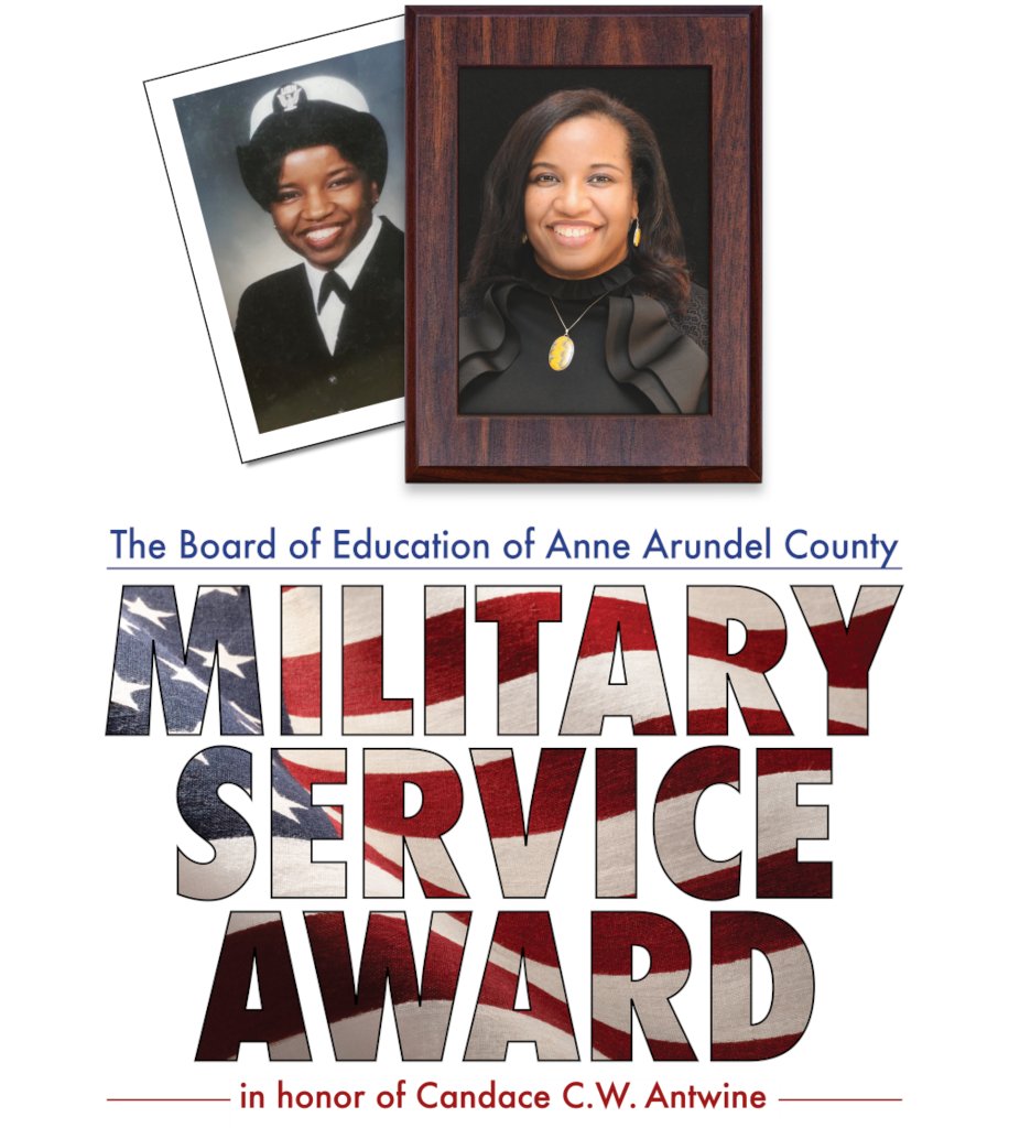 Board of Education announces winners of fourth annual Military Service Awards in honor of Candace C.W. Antwine #BelongGrowSucceed #AACPSFamily
aacps.org/article/2216435