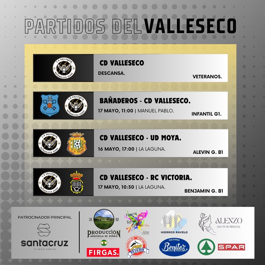 CD Valleseco Naturaleza Verde GC (@cdvallesecogc73) on Twitter photo Partidos del Valleseco. ๐ธ
#๐ฅ๐๐๐๐๐๐ฎ๐๐๐๐๐๐ถ๐๐น๐๐๐๐๐๐๐ค๐ค Partidos del Valleseco. ๐ธ
#๐ฅ๐๐๐๐๐๐ฎ๐๐๐๐๐๐ถ๐๐น๐๐๐๐๐๐๐ค๐ค