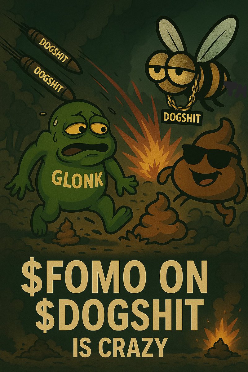 pumpdogshit's tweet photo. @GLONK brought vibes. We brought war.
#DOGSHIT #MemeWar #Solana #PumpFun #FlyBuddy #LumpLives https://t.co/5RKLx1Gshz