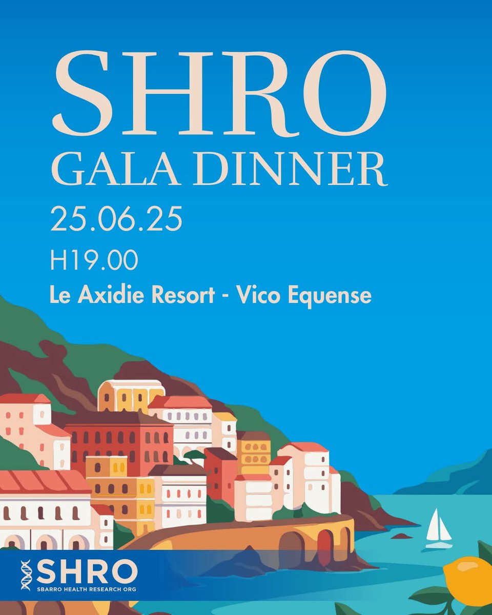 SAVE THE DATE!
Join us on June 25th at 7PM at the stunning Le Axidie Resort – Vico Equense for the 2025 SHRO GALA DINNER. Last year, we raised over €200,000 in donations. This year, we aim to break new #records to fund more research fellowships and cutting-edge #Cancer studies.
