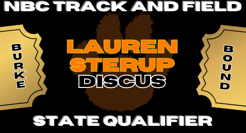NbcTrack's tweet image. State Qualifier
Lauren Sterup
Discus
2nd Place 117'11"