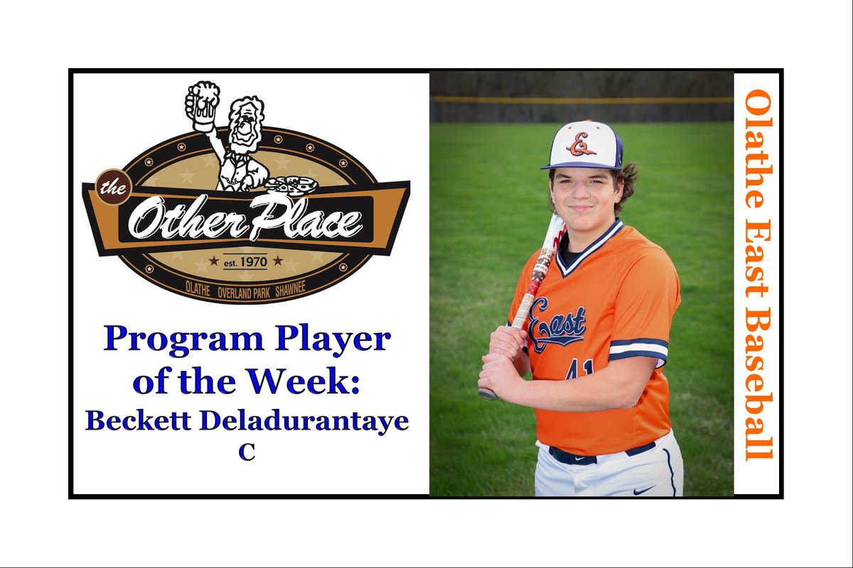 We have an overall Program recognition this week!  Over the course of the season, Beckett Deladurantaye has attended/played in every JV and Varsity game, does whatever is needed, and is a great teammate.  Thank you Beckett!  You are the The Other Place Program Player of the Week!