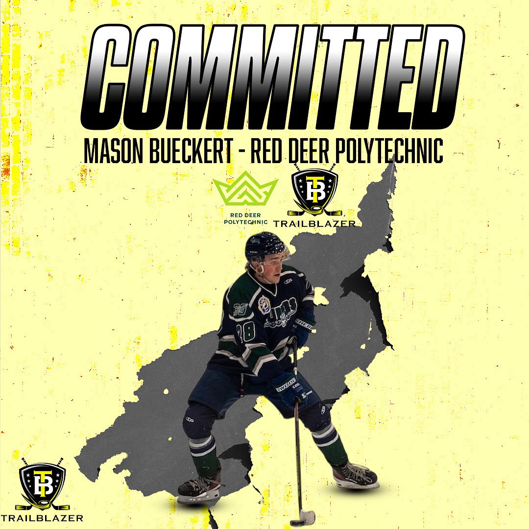 TrailBlazer Hockey Advisors (@tbhockeyadvisor) on Twitter photo Congrats 2004 <a href="/MasonBueckert2/">Mason Bueckert</a> on his College Commitment to <a href="/RDPKingsHockey/">๐ Red Deer Polytechnic Kings Hockey</a> <a href="/ACAC_Sport/">ACAC</a>! Mason starred for the <a href="/theSJHL/">SJHL</a> <a href="/KlippersHockey/">Iron Horse Kindersley Klippers</a> & <a href="/SJHL_IceWolves/">La Ronge Ice Wolves</a> in 2024-25!
#trailblazer Congrats 2004 <a href="/MasonBueckert2/">Mason Bueckert</a> on his College Commitment to <a href="/RDPKingsHockey/">๐ Red Deer Polytechnic Kings Hockey</a> <a href="/ACAC_Sport/">ACAC</a>! Mason starred for the <a href="/theSJHL/">SJHL</a> <a href="/KlippersHockey/">Iron Horse Kindersley Klippers</a> & <a href="/SJHL_IceWolves/">La Ronge Ice Wolves</a> in 2024-25!
#trailblazer