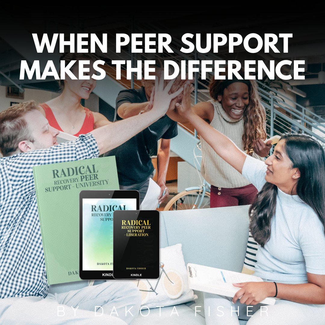 Radical Recovery Peer Support thrives because it’s driven by real people with real stories

Grab the Hardcover Versions Now:
amazon.com/dp/1917281919
amazon.com/dp/1917306288
amazon.com/dp/1917281919

#DakotaFisher #RadicalRecovery #Peer #PeerSupport #PeerSupportLiberation