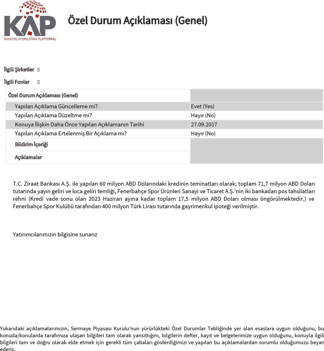 Bugün bulduğum kısıtlı vakitte gsnin diğer şaibeli sponsorlarını yazacaktım ama Fenerbahçelilerle alakalı yazmak gerekti. Mecbur edenler utansın. 

“Ben Fenerbahçe’yi yönetirim” diye yola çıkan insanlar ısrarla bir noktanın etrafından dolanıyor. 

- “Bizim bıraktığımız oyuncuyu