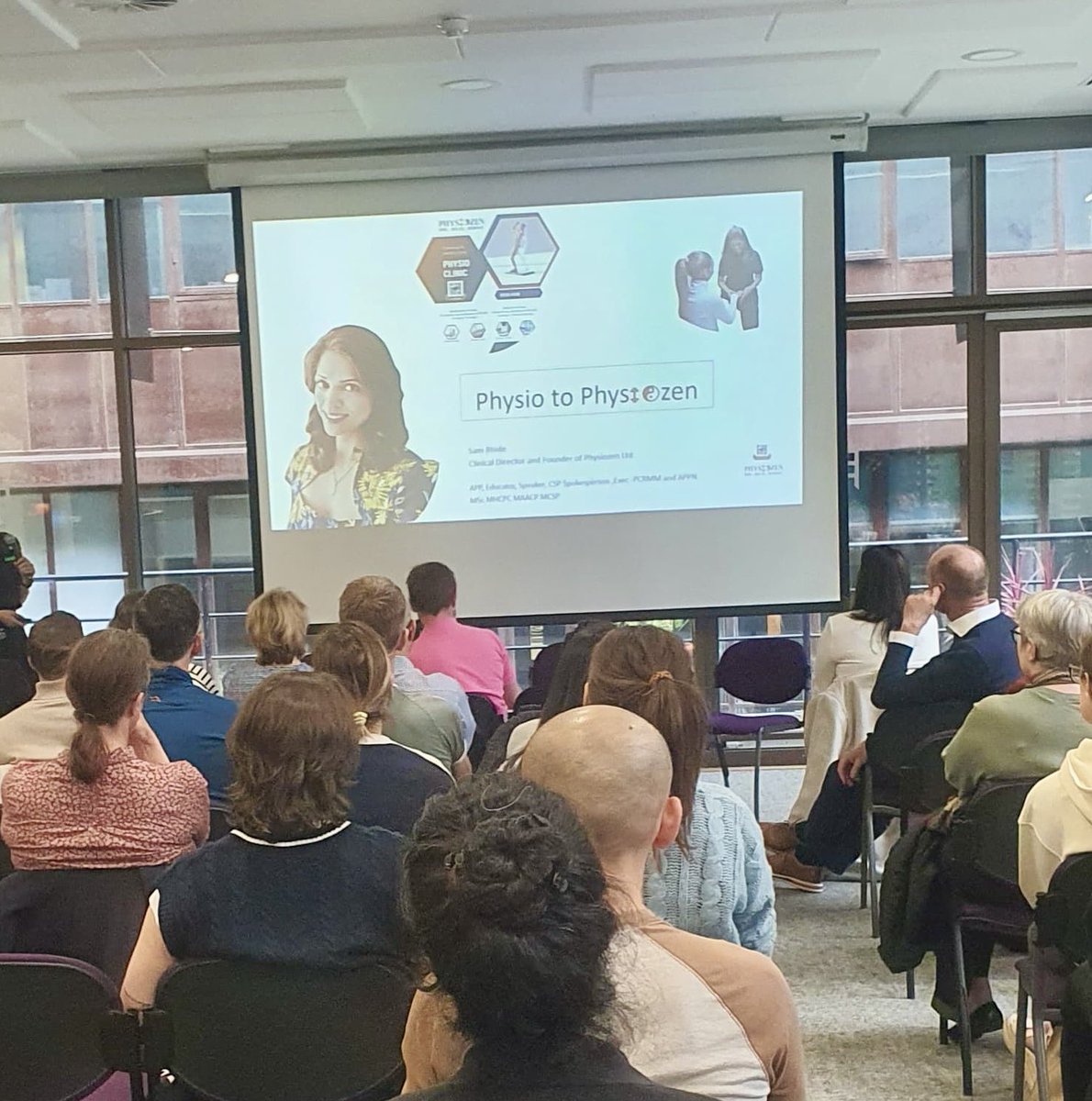 The CSP London Regional Network (@csplondonregion) on Twitter photo <a href="/Physiozensam/">Sam Bhide (She/her)</a> speaking to the group about private practice & her unconventional career path <a href="/Physiozensam/">Sam Bhide (She/her)</a> speaking to the group about private practice & her unconventional career path