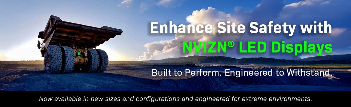 DriverUSASafety's tweet photo. New from Driver Industrial Safety:

NVIZN® LED Displays built for extreme mining and industrial conditions.
✅ Signal Lights
✅ Payload &amp; Programmable Displays
✅ Taller Backlit Options

Explore now → https://t.co/86k3C4Lur6

#SafetyFirst #MineSafety #LEDDisplays https://t.co/1w76qQuStE