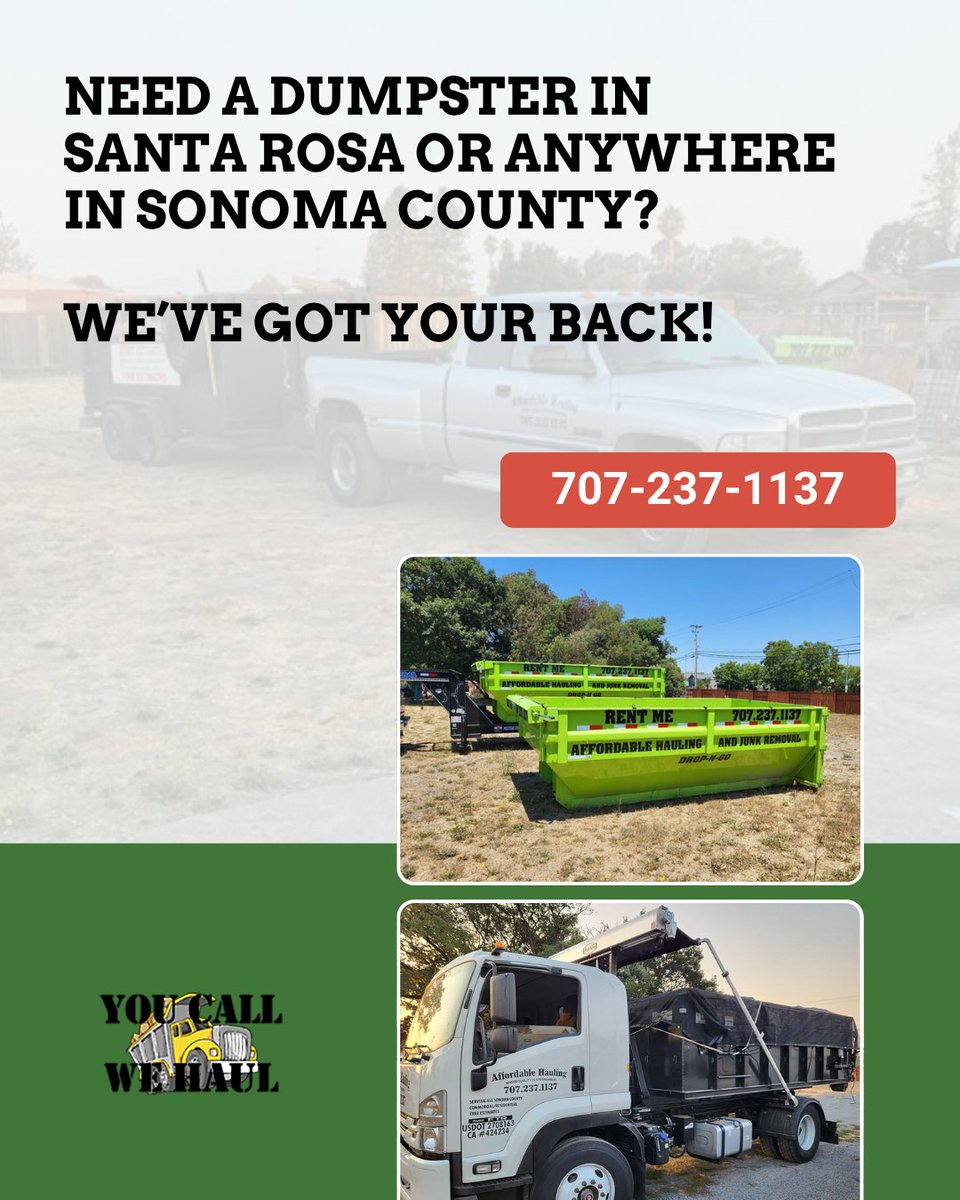 Affordable Hauling & Dumpster Services (@DumpsterHauling) / Posts / X