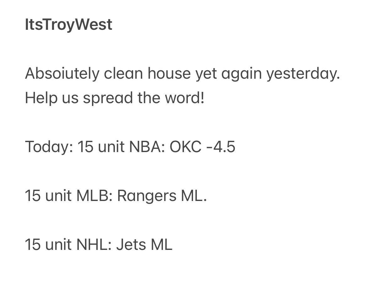 ExclusiveCapper's tweet image. #ItsTroyWest