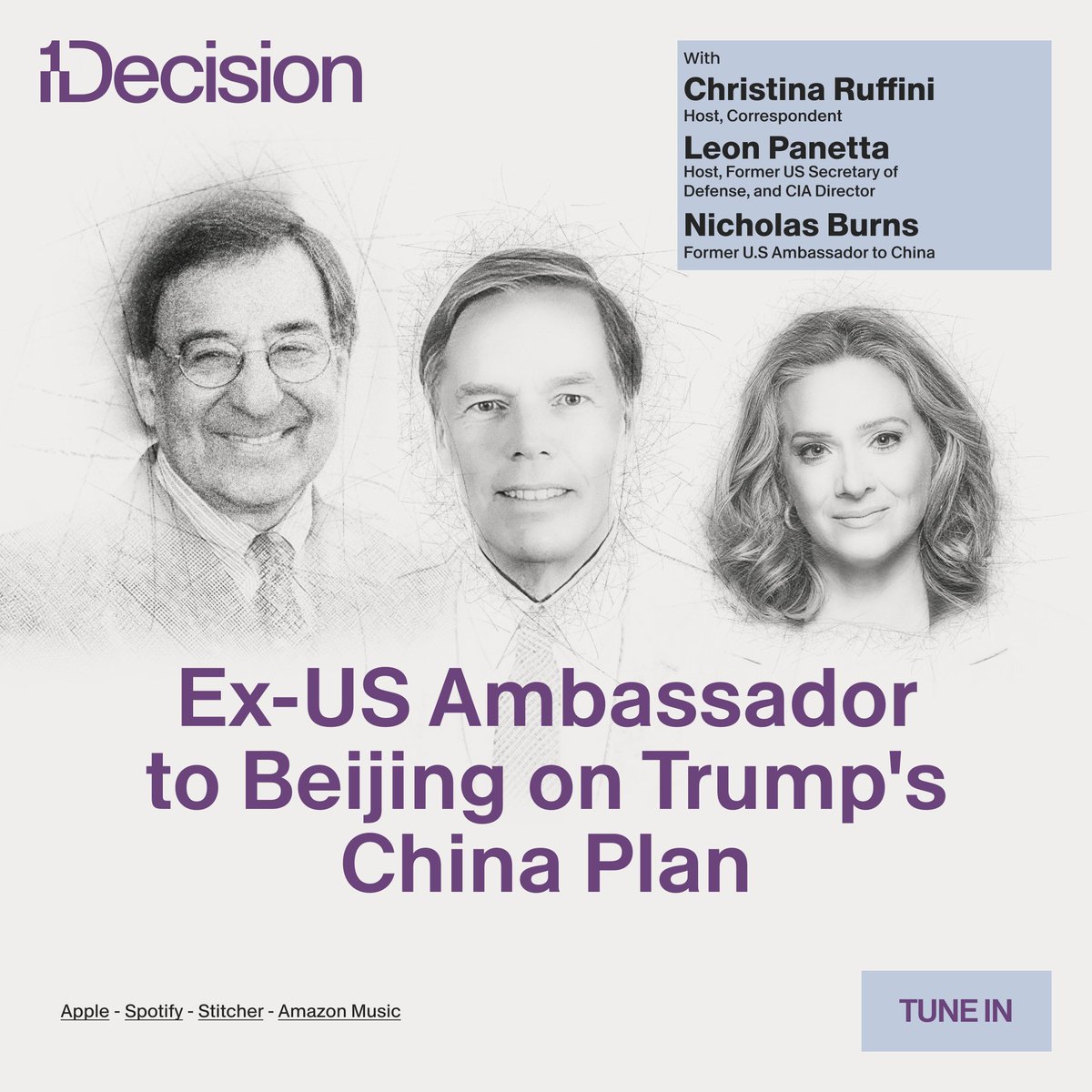 Out Now: Former CIA Director Leon Panetta and Correspondent <a href="/EenaRuffini/">Ruffini</a> talk with former U.S. Ambassador to China <a href="/RNicholasBurns/">Nicholas Burns</a> about the 90-day tariff deal, negotiating with Xi Jinping, and the state of U.S. soft power. Tune in: ow.ly/CghL50VTmah
