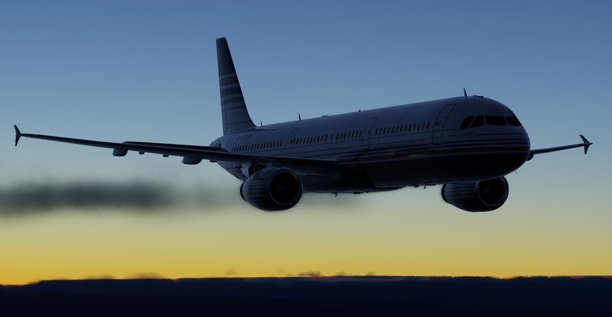 ¡PRE-CIO-SO!😍

Así se ve el atardecer en <a href="/XPlaneOfficial/">X-Plane Flight Simulator</a> desde la cabina del A321 EC-OCT rumbo a Bacau desde Luton operando para Wizz Air UK.

#virtualPVG