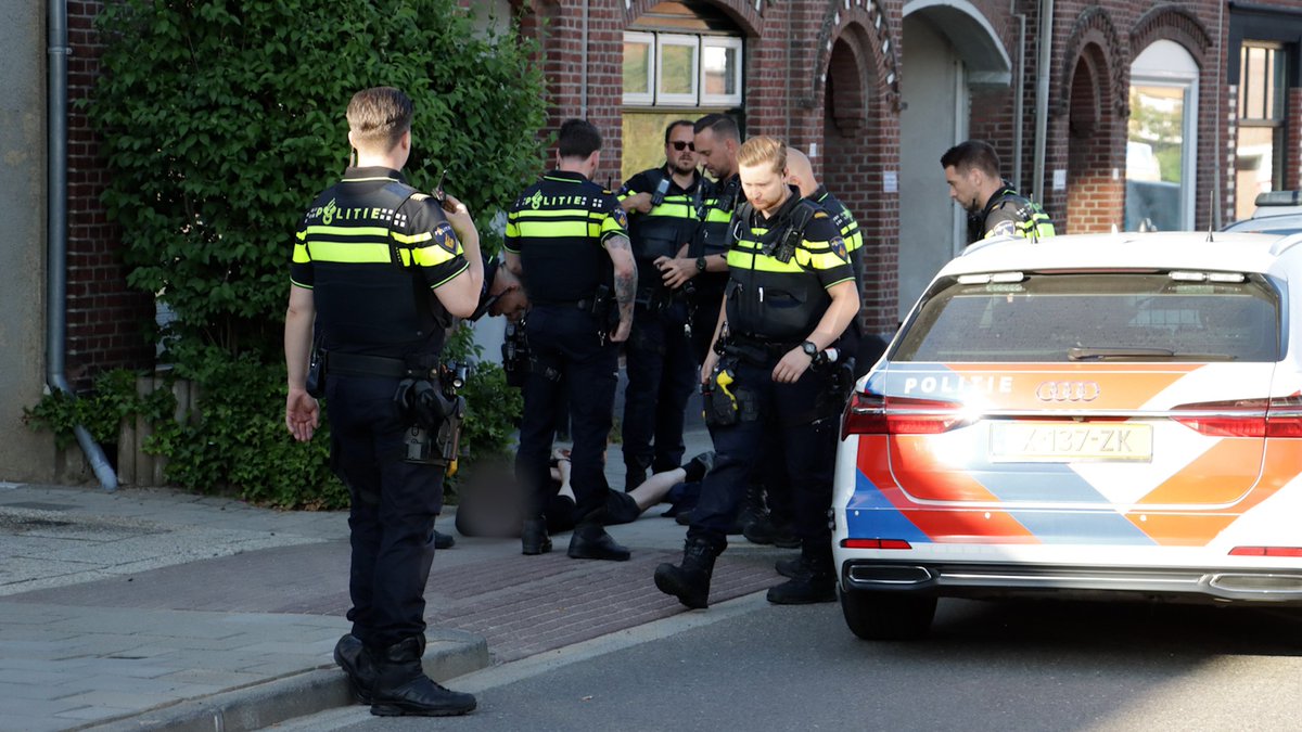 Achtervolging Eindigt in Berm A76