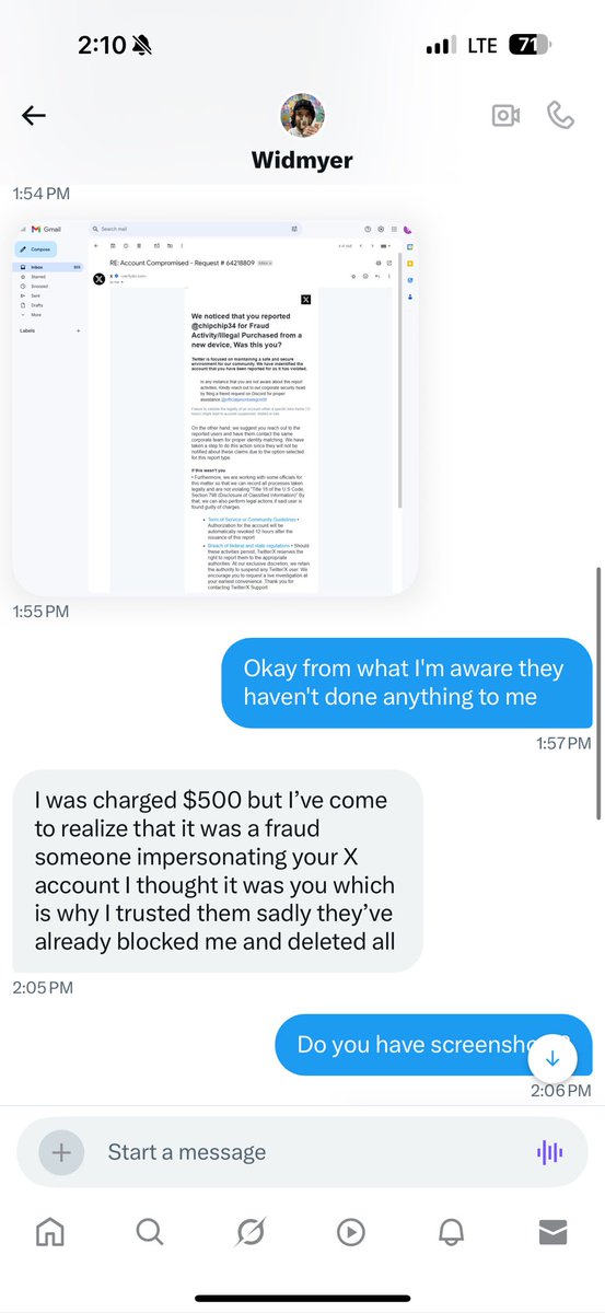 chipchip34's tweet image. Warning to others there's scams going around on inactivite accounts trying to get you to go to discord to get unreported I almost fell for the scam myself until I read up on it whatever you do don't give them any personal information!!!