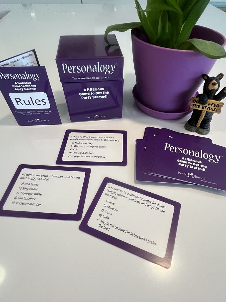 novicehomemaker's tweet photo. @PersonalogyGame  @Tryazon Personalogy - A fun getting to know you / ice breaker game.  Nice quality and compact for easy travel.  Questions that get people talking and the party started. https://t.co/1V67DyxDNY