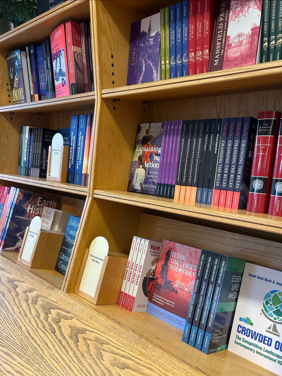 Cambridge University Press Bookshop (@cupbookshop) on Twitter photo It's new book day! 📚
We have exciting new books from <a href="/CambridgeUP/">Cambridge University Press</a>, including 'Tolkien and the Mystery of Literary Creation' by Giuseppe Pezzini for all the #LOTR fans, 'Global Challenges to Democracy' and many more. 🤩
🔗: cambridgebookshop.co.uk/collections/ne…
<a href="/CUP_LitPerform/">Cambridge UP - Literature & Performance</a> <a href="/CUP_PoliSci/">Cambridge University Press - Politics</a> It's new book day! 📚
We have exciting new books from <a href="/CambridgeUP/">Cambridge University Press</a>, including 'Tolkien and the Mystery of Literary Creation' by Giuseppe Pezzini for all the #LOTR fans, 'Global Challenges to Democracy' and many more. 🤩
🔗: cambridgebookshop.co.uk/collections/ne…
<a href="/CUP_LitPerform/">Cambridge UP - Literature & Performance</a> <a href="/CUP_PoliSci/">Cambridge University Press - Politics</a>