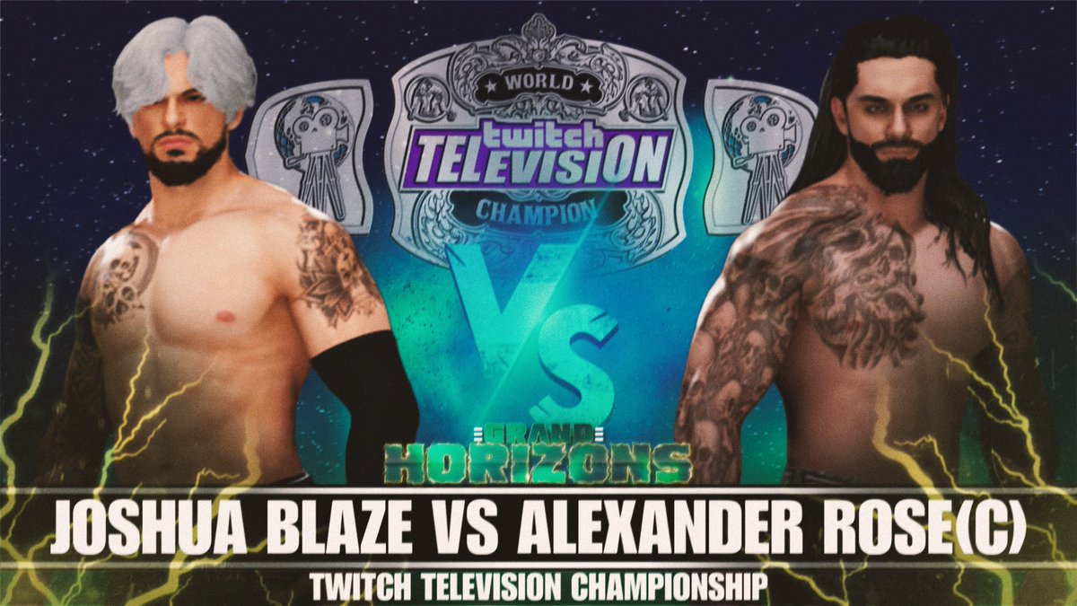 a title match, a man who helped turn around the division. Vs a man who now hopes to do the same in his Reign. Rose defends against Blaze in a match that is with out a doubt about the prestige of the title that seems to be collapsing who will take it out the rubble at Grand!