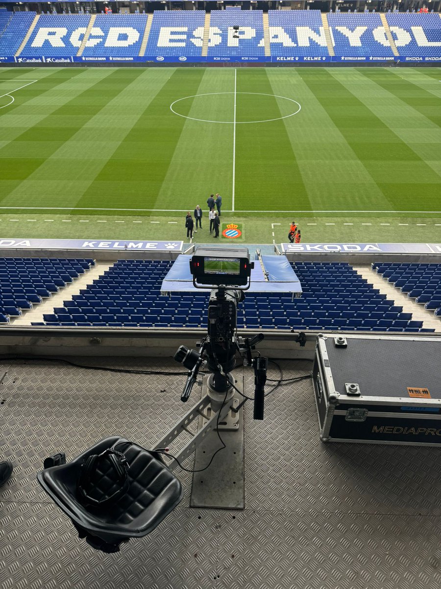 #DIRECTE Així està la càmera principal del partit Espanyol - Barça ara mateix 

🔥Sense drets laborals no hi ha retransmissió