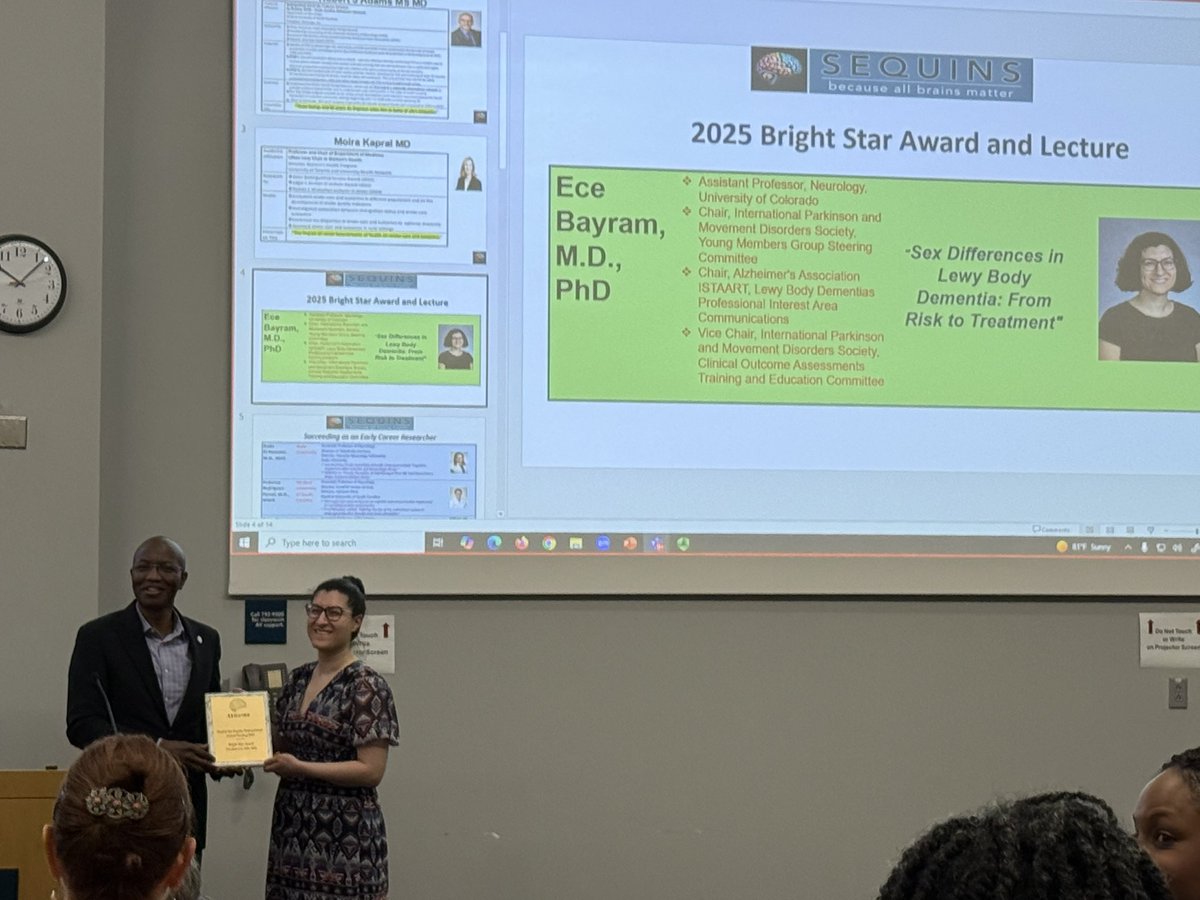 fedrodriguezp's tweet photo. The talented Ece Bayram receives a well-deserved recognition as the Bright Star awardee at the SEQUINS meeting. Congratulations @ec_bayram! @LBDPIA https://t.co/29W7O2M407