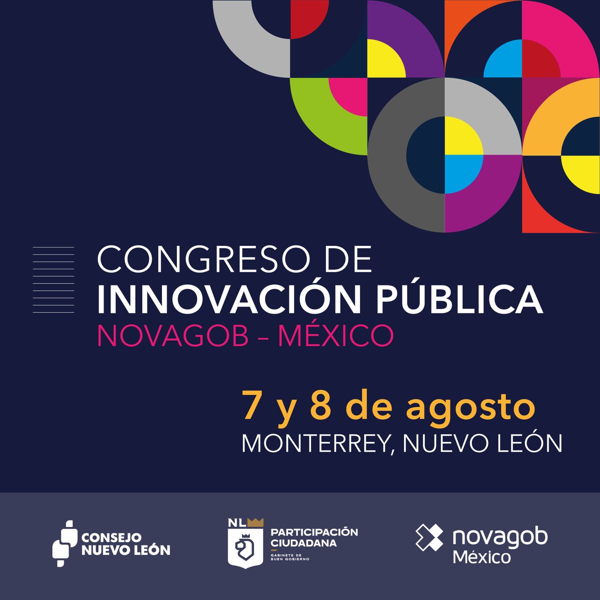 Fundación NovaGob México (@novagob_mx) on Twitter photo 🔔 ¡Nos vemos en Monterrey!
La innovación pública tiene cita el 7 y 8 de agosto de 2025.
Prepárate para compartir ideas, soluciones y experiencias en el
Primer Congreso NovaGob México.
🧠🛠️📊
@NovaGob <a href="/SParticipa_NL/">Secretaría de Participación Ciudadana NL</a> <a href="/ConsejoNL/">Consejo Nuevo León</a>
#ApartaLaFecha #NovaGobMX #CongresoDeInnovación 🔔 ¡Nos vemos en Monterrey!
La innovación pública tiene cita el 7 y 8 de agosto de 2025.
Prepárate para compartir ideas, soluciones y experiencias en el
Primer Congreso NovaGob México.
🧠🛠️📊
@NovaGob <a href="/SParticipa_NL/">Secretaría de Participación Ciudadana NL</a> <a href="/ConsejoNL/">Consejo Nuevo León</a>
#ApartaLaFecha #NovaGobMX #CongresoDeInnovación