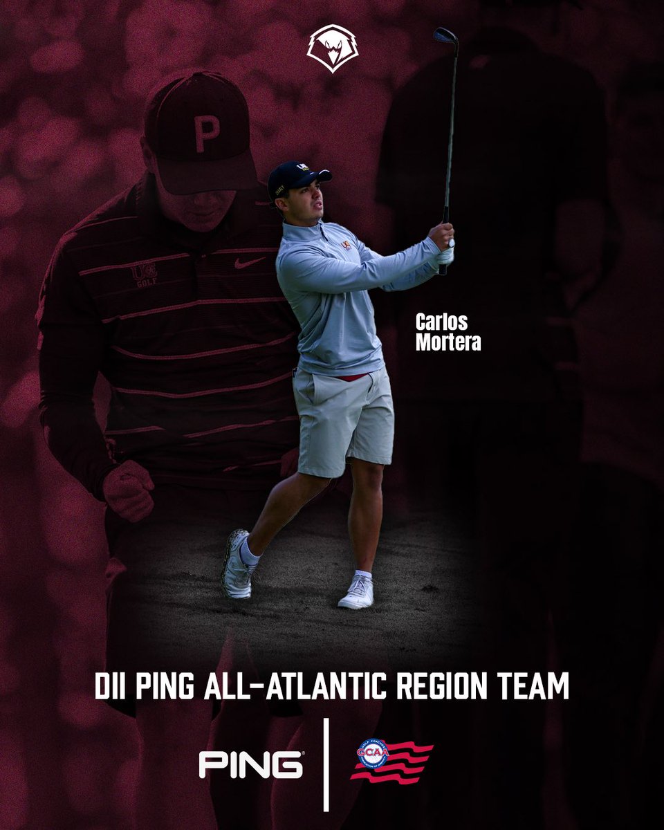 ucwv_athletics's tweet image. ⛳️THREE men’s golfers have been named to the DII PING All-Atlantic Region Team 👏
Congrats William, Charly, and Erik🤩
#WingsUp