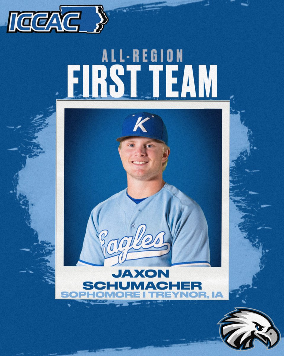 Kirkwood Eagles (@kirkwoodeagles) on Twitter photo BASEBALL
Congratulations to sophomore, Jaxon Schumacher, on earning ICCAC 1st Team All-Region honors!
#GoEagles🦅⚾️
<a href="/KCC_BSB/">Kirkwood Baseball</a> BASEBALL
Congratulations to sophomore, Jaxon Schumacher, on earning ICCAC 1st Team All-Region honors!
#GoEagles🦅⚾️
<a href="/KCC_BSB/">Kirkwood Baseball</a>
