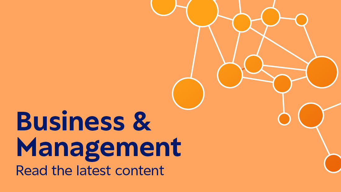 Level up your business knowledge! Discover cutting-edge research &amp; insights with our Business &amp; Management hub.

Start exploring today: ow.ly/xBLV50VT5bS