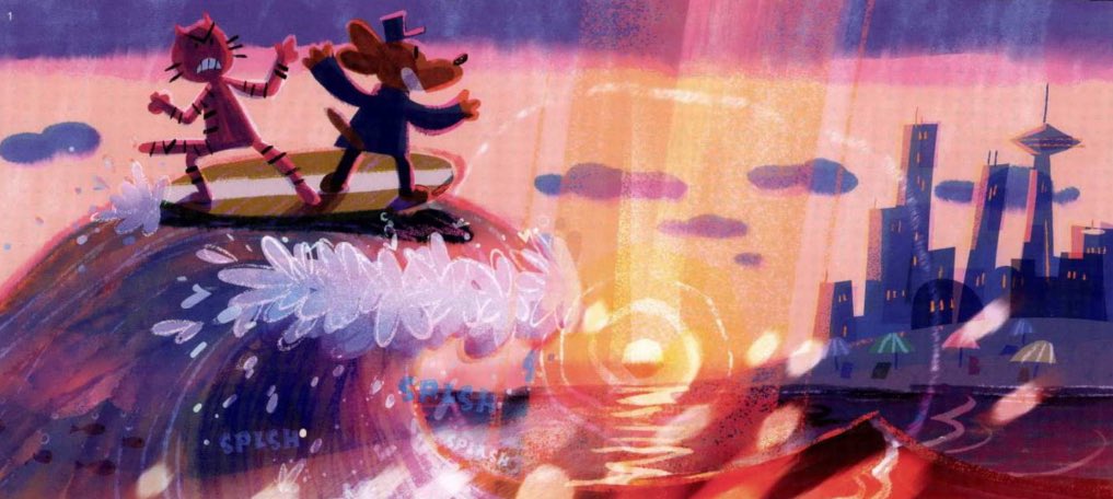 pathosmister's tweet photo. 🧵 of my favorite pages from the Dog Man artbook 

taken from merry-melody on tumblr :)) https://t.co/4hZ8DuVAIE