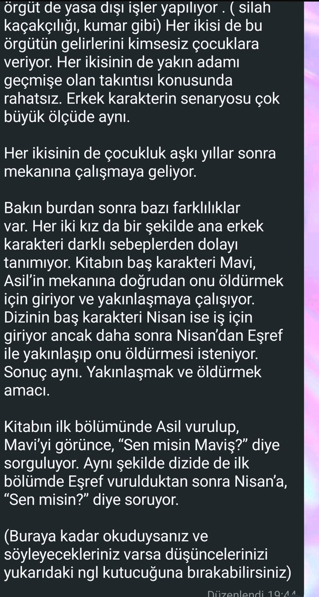 <a href="/MrsVaizovic/">𝙀𝙨𝙧𝙖 ⭐⭐⭐⭐⭐</a> Böyle bir açıklama yapmıştı yazar