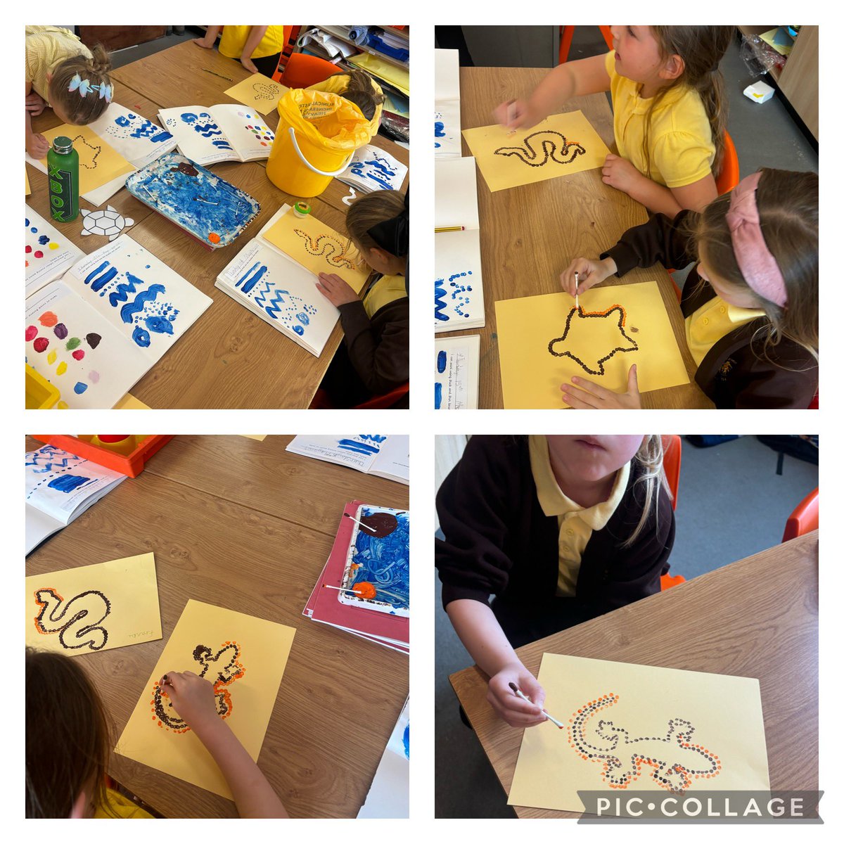 EastfieldPSHull's tweet image. This afternoon in #2CS we began to create our aboriginal artwork  #epsart