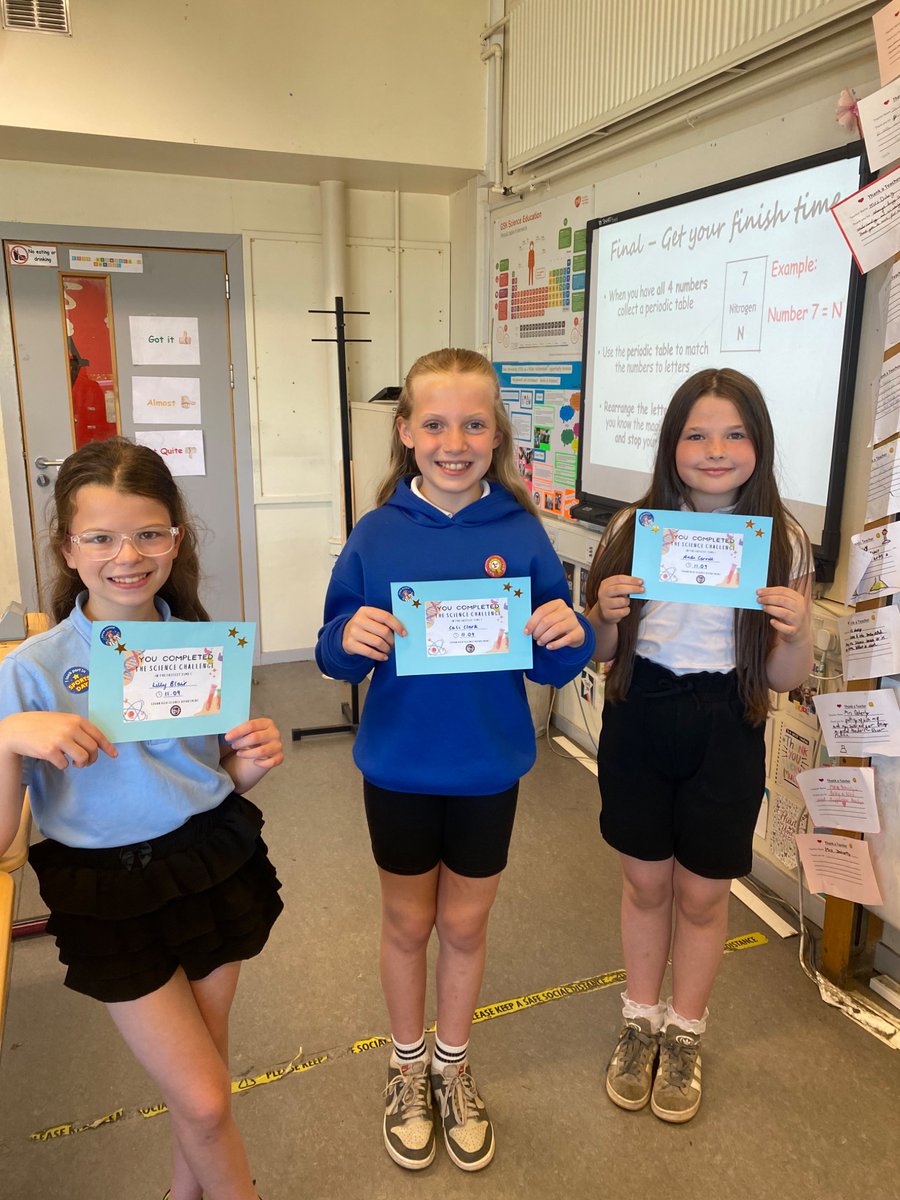 ScienceGHS1's tweet photo. Primary 6 pupils successfully completed our science challenge and were able to stop the ticking clock! Well done! @GovanHighSchool https://t.co/xDzZqJnDS6