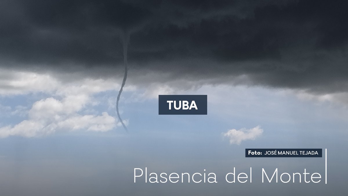 eltiempo_atv's tweet photo. Esto se ha visto esta tarde en el #cielo con las #tormentas  que se han desarrollado en las #Sierrasexteriores del #Pirineo
Una #tuba o vórtice de aire y vapor de agua condensado,con forma de cono, colgando de una #nube de tipo convectivo, pero sin llegar al suelo.
@Supercelulas https://t.co/jLeaI8Evmy