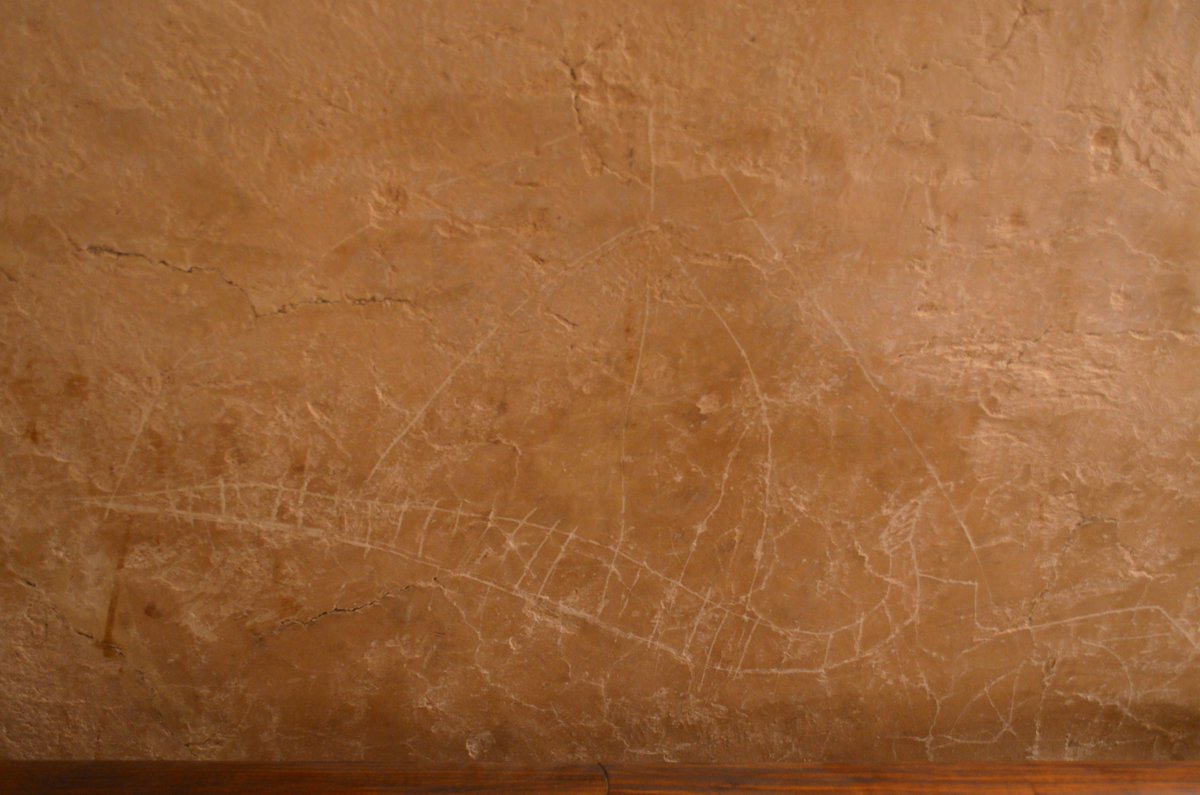 Graffiti of ships at Hagia Sophia