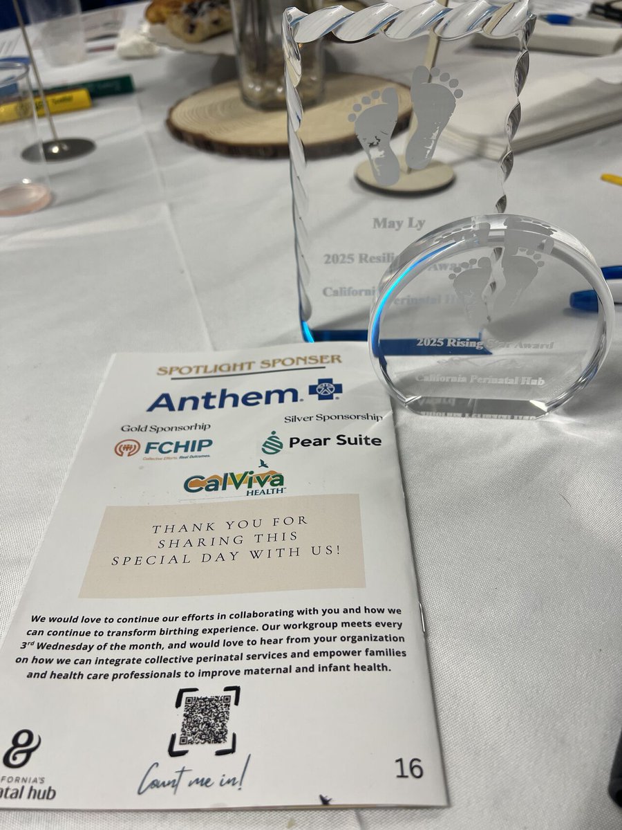 Pear Suite (@pearsuiteinc) on Twitter photo <a href="/pearsuiteinc/">Pear Suite</a> was honored with the Rising Star Award at the Embracing the Next Generation Brunch by the CA Perinatal Hub, and congrats to our own May Ly for receiving the Resiliency Award for her work in #PerinatalHealth and CHW advocacy. 💛
#MaternalHealth #PublicHealth <a href="/pearsuiteinc/">Pear Suite</a> was honored with the Rising Star Award at the Embracing the Next Generation Brunch by the CA Perinatal Hub, and congrats to our own May Ly for receiving the Resiliency Award for her work in #PerinatalHealth and CHW advocacy. 💛
#MaternalHealth #PublicHealth