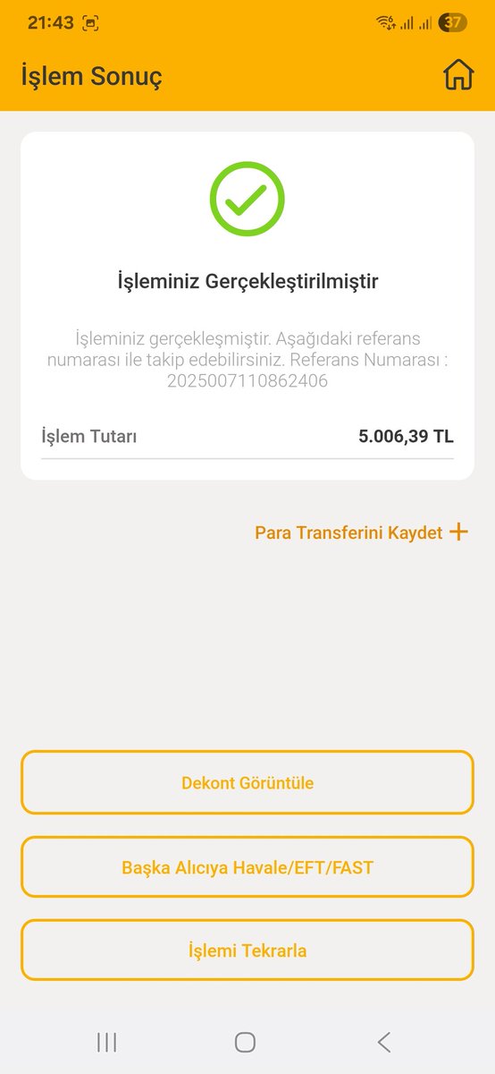 SAAT GECE 23:30 a kadar 20 bin TL daha aticam IBAN at yoruma 

Ödüller teslim edildi ( yayın tekrarı duruyor izleyebilirsiniz)