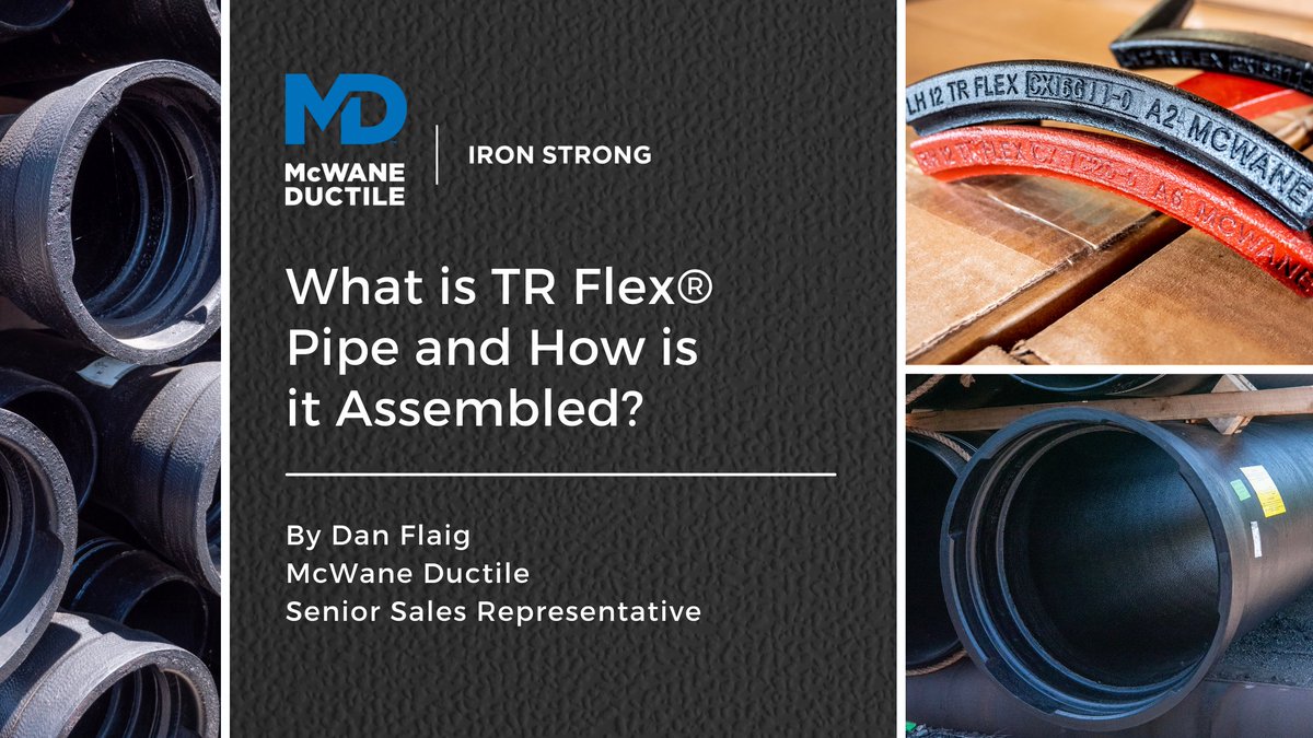 🚧 Looking for a reliable solution to prevent joint separation in your pipeline projects?
See this #IronStrong blog on TR Flex®—the industry’s most trusted integrally cast restraint joint system.
🔗 mcwaneductile.co/43gr5EV
#YouAskWeAnswer #DIPipeTips #DuctileIronPipe #TRFlex