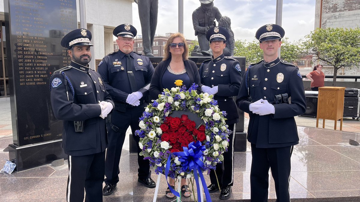Ofc. C. TenEyck (@ofcteneycklvpd) on Twitter photo <a href="/lavistapolice/">La Vista Police</a> Honor Guard was honored to remember Retired Sgt. John Ramirez today during Police Week Memorial Service. We pay respect to those that have gone before us. #ThinBlueLine
<a href="/OfcJamieBrown/">Officer Jamie Brown</a> <a href="/SgtMathewLVPD/">Sgt. Brian Mathew LVPD</a> <a href="/lavistapolice/">La Vista Police</a> Honor Guard was honored to remember Retired Sgt. John Ramirez today during Police Week Memorial Service. We pay respect to those that have gone before us. #ThinBlueLine
<a href="/OfcJamieBrown/">Officer Jamie Brown</a> <a href="/SgtMathewLVPD/">Sgt. Brian Mathew LVPD</a>