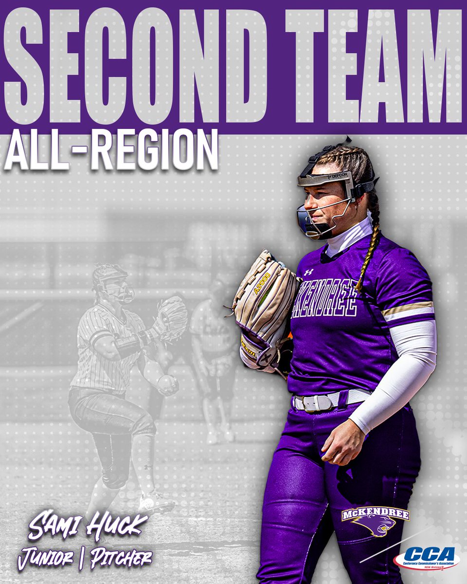 McKendree Bearcats (@mckbearcats) on Twitter photo 🏆🐾🥎 <a href="/McKendreeSB/">McKendree Softball</a> added more All-Region honors this week as Lauren Harris (Jr. | SS) earned First Team and Sami Huck (Jr. | P) was named to Second Team by <a href="/d2cca/">Division II CCA</a>!
🔗 tinyurl.com/ykedtaxa
#BearcatsUnleashed #D2sb #GLVCsb 🏆🐾🥎 <a href="/McKendreeSB/">McKendree Softball</a> added more All-Region honors this week as Lauren Harris (Jr. | SS) earned First Team and Sami Huck (Jr. | P) was named to Second Team by <a href="/d2cca/">Division II CCA</a>!
🔗 tinyurl.com/ykedtaxa
#BearcatsUnleashed #D2sb #GLVCsb