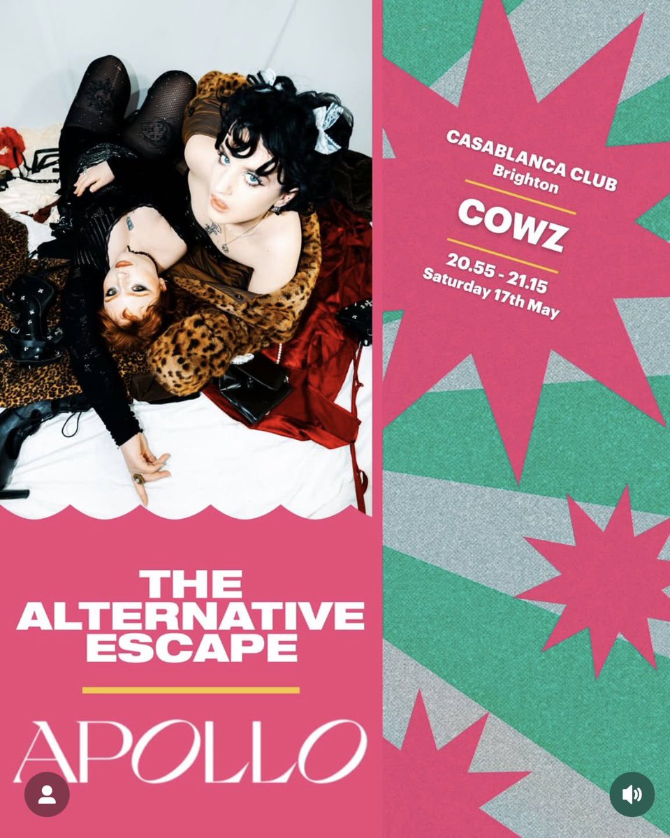 Couple unofficial alt escape shows tomorrow and a proper Alt one Saturday!!! <a href="/thegreatescape/">The Great Escape</a>