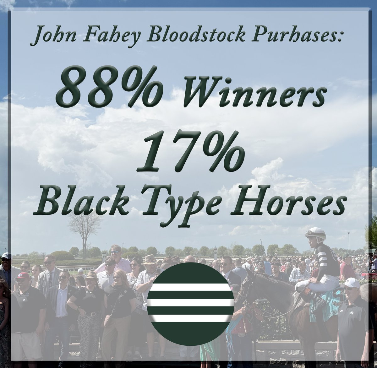 JohnFaheyBloodstock (@faheybloodstock) on Twitter photo The easiest way to the Winner's Circle is to give John a call!
☎️ 502/817-3495
✅ He's looking for the next good one right now <a href="/FasigTiptonCo/">Fasig-Tipton</a> Midlantic 2YO Sale.
#FasigMD The easiest way to the Winner's Circle is to give John a call!
☎️ 502/817-3495
✅ He's looking for the next good one right now <a href="/FasigTiptonCo/">Fasig-Tipton</a> Midlantic 2YO Sale.
#FasigMD